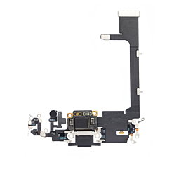 CHARGING PORT FLEX BLACK FOR IPHONE 11 PRO (PULLED)