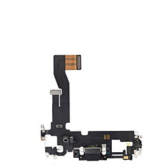 CHARGING PORT FLEX BLACK FOR IPHONE 12 / 12 PRO (PULLED)