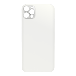 BACK GLASS WHITE FOR IPHONE 12 PRO (BEST AFTERMARKET ONE PIECE)