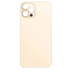 BACK GLASS GOLD IPHONE 12 PRO MAX (BEST AFTERMARKET ONE PIECE)