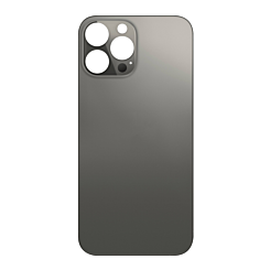 BACK GLASS BLACK FOR IPHONE 13 PRO (BEST AFTERMARKET ONE PIECE)