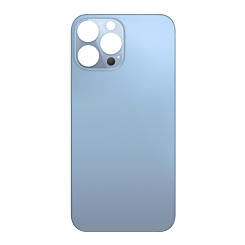 BACK GLASS BLUE FOR IPHONE 13 PRO (BEST AFTERMARKET ONE PIECE)