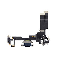 CHARGING PORT FLEX BLACK FOR IPHONE 14 (PULLED)