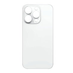 BACK GLASS SILVER/WHITE FOR IPHONE 14 PRO (BEST AFTERMARKET ONE PIECE)