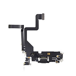 CHARGING PORT FLEX BLACK FOR IPHONE 14 PRO (PULLED)