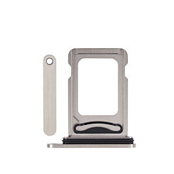 SIM TRAY WHITE FOR IPHONE 15 PRO MAX