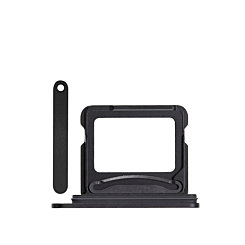SIM TRAY BLACK FOR IPHONE 16 PLUS