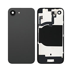 BACK GLASS BLACK FOR IPHONE 16E (without parts)