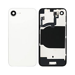 BACK GLASS WHITE FOR IPHONE 16E (without parts)