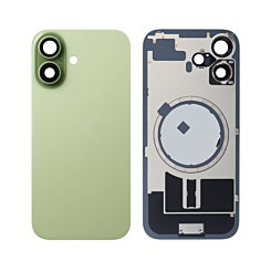 BACK GLASS SAGE WITH IRON PLATE MAGSAFE MAGNETIC METAL RING FOR IPHONE 17