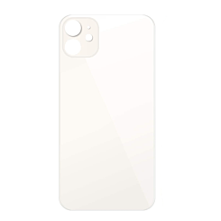 BACK GLASS WHITE FOR IPHONE 11 (BEST AFTERMARKET ONE PIECE)