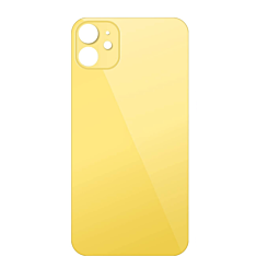 BACK GLASS YELLOW FOR IPHONE 11 (BEST AFTERMARKET ONE PIECE)
