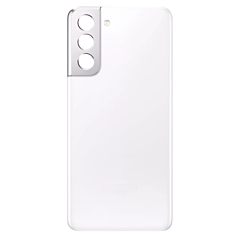 BACK BATTERY COVER PHANTOM WHITE FOR SAMSUNG S21