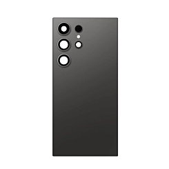 BACK BATTERY COVER BLACK FOR SAMSUNG S24 ULTRA (PREMIUM QUALITY)