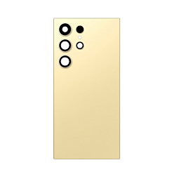 BACK BATTERY COVER YELLOW FOR SAMSUNG S24 ULTRA (PREMIUM QUALITY)