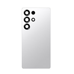 BACK BATTERY COVER FOR SAMSUNG S25 ULTRA SILVER BLUE (PREMIUM QUALITY)