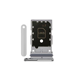 SIM TRAY MARBLE GREY FOR SAMSUNG S24