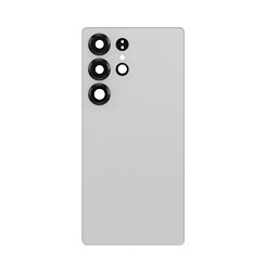 BACK BATTERY COVER FOR SAMSUNG S25 ULTRA WHITE SILVER (PREMIUM QUALITY)