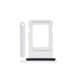 SIM TRAY SILVER FOR IPHONE XR