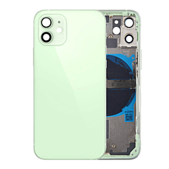 BACK HOUSING GREEN FOR IPHONE 12 MINI (METAL BUTTONS PRE INSTALLED)