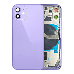 BACK HOUSING PURPLE FOR IPHONE 12 MINI (METAL BUTTONS PRE INSTALLED)