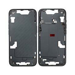 MIDDLE FRAME HOUSING FOR IPHONE 14 BLACK (METAL BUTTONS PRE INSTALLED)