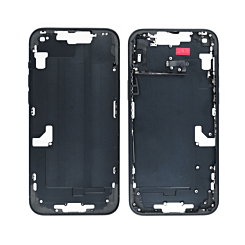 MIDDLE FRAME HOUSING FOR IPHONE 14 PLUS BLACK (METAL BUTTONS PRE INSTALLED)