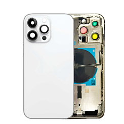HOUSING FOR IPHONE 14 PRO MAX WHITE (METAL BUTTONS PRE INSTALLED)