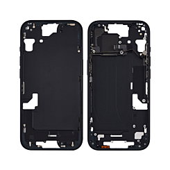 MIDDLE FRAME BLACK FOR IPHONE 15 (METAL BUTTONS PRE INSTALLED)