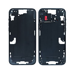 MIDDLE FRAME HOUSING BLACK FOR IPHONE 15 PLUS (METAL BUTTONS PRE INSTALLED)