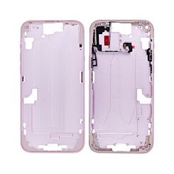 MIDDLE FRAME HOUSING PINK FOR IPHONE 15 PLUS (METAL BUTTONS PRE INSTALLED)