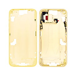 MIDDLE FRAME HOUSING YELLOW FOR IPHONE 15 PLUS (METAL BUTTONS PRE INSTALLED)