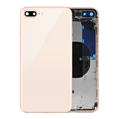 BACK HOUSING  GOLD FOR IPHONE 8 PLUS (WITHOUT PARTS)