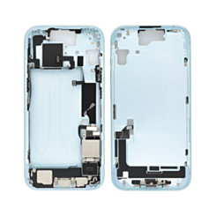 MIDDLE FRAME BLUE FOR IPHONE 15 (METAL BUTTONS PRE INSTALLED)