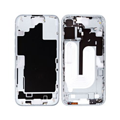 MIDDLE FRAME HOUSING WHITE FOR IPHONE 16 PLUS (METAL BUTTONS PRE INSTALLED)