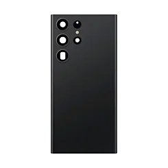 BACK COVER BLACK FOR SAMSUNG S23 ULTRA (PREMIUM QUALITY)